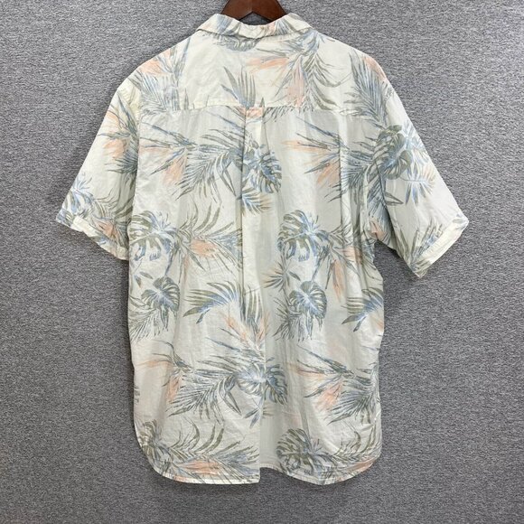 Bob Timberlake Button Down Camp Shirt Men Sz XL Multicolor Palm Tropical Pocket - Picture 12 of 12